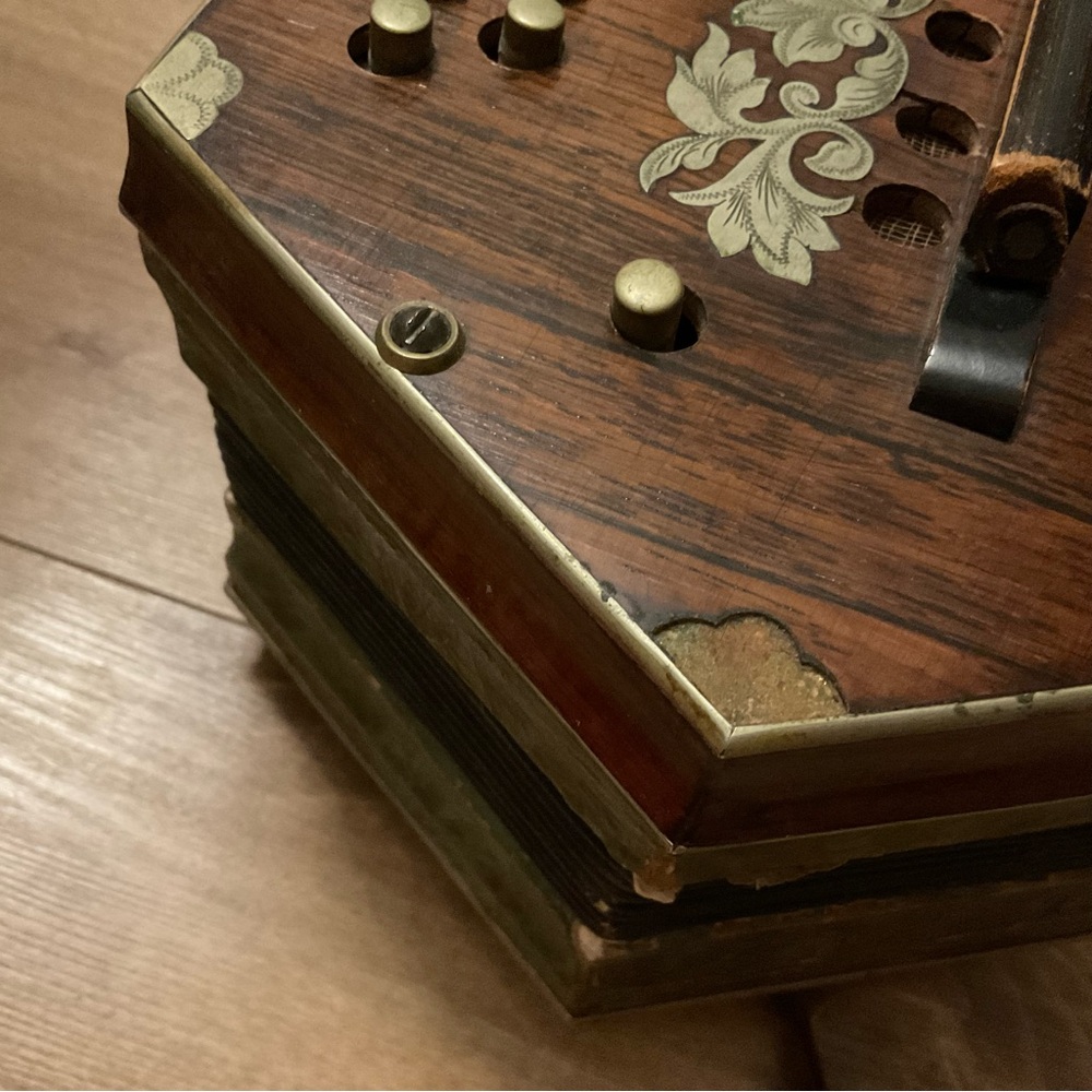 vintage concertina AS IS musical instrument - Picture 4 of 8